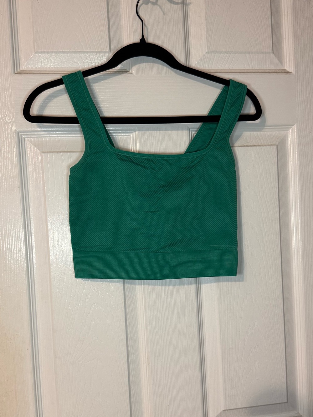 All in Motion Green Cropped Workout Tank - Medium
